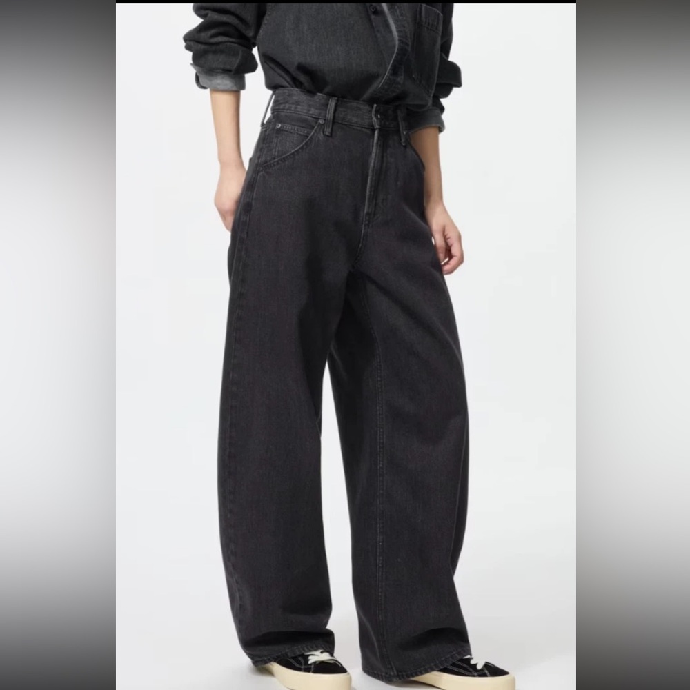 UNIQLO Barrel Jeans - Black